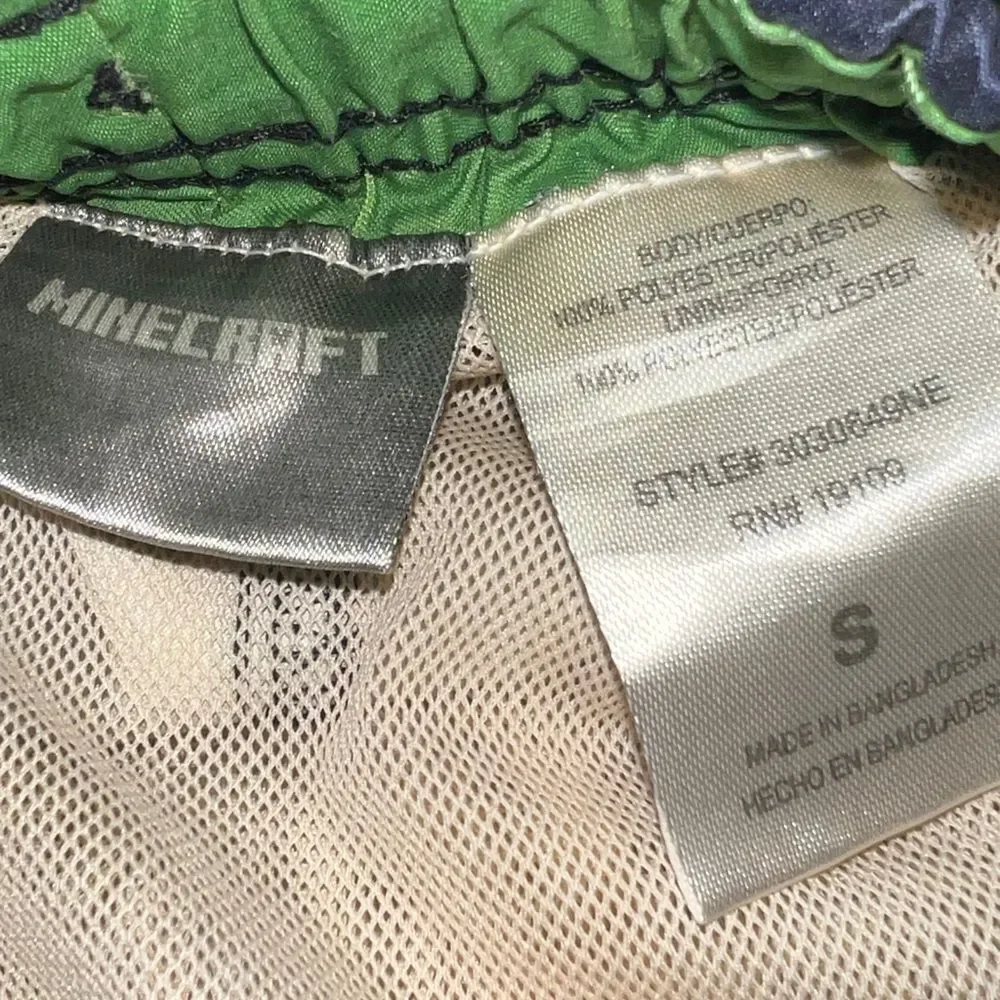 Lot of Two Boy's Swim Trunks Minecraft & Wonder Nation Beach Scene Small 6/7 EUC
